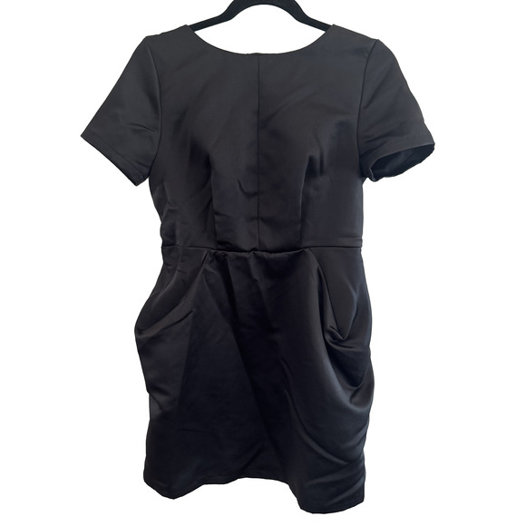 Glamorous Dresses & Skirts - Glamorous Black Short Sleeve Dress Size S